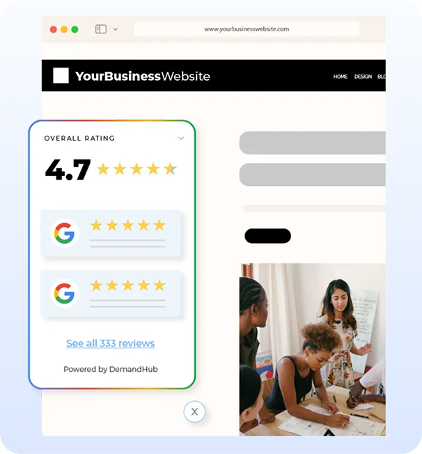 Showcase Your Top Reviews on Your Website