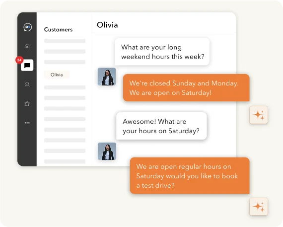 Customer communication on autopilot