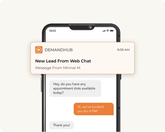 Get instant notifications